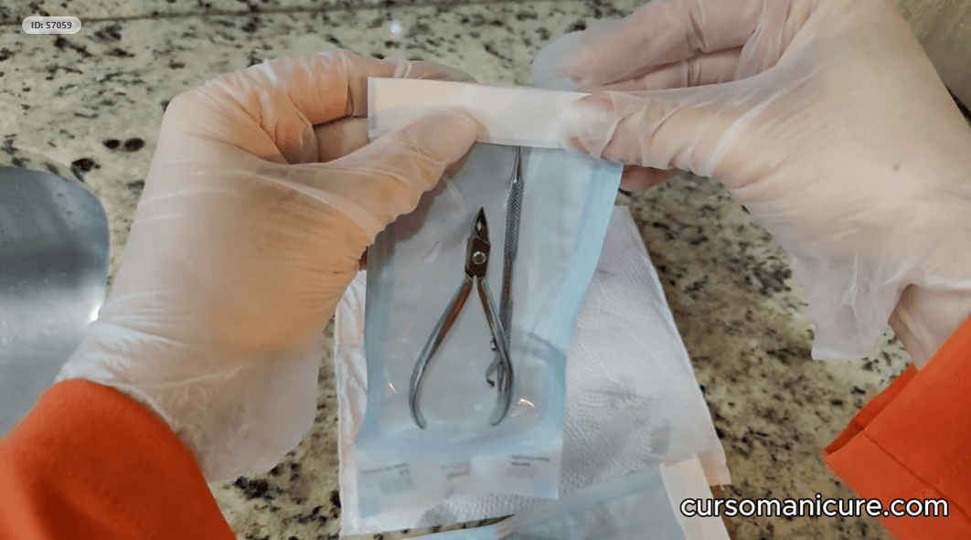 Aula de esterilização de materiais